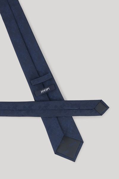 JOOP! Marineblaue Seidenkrawatte Moderne Strukturierte Business Krawatte