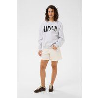 Sweatshirt mit lockerem Schnitt und Grafikdruck