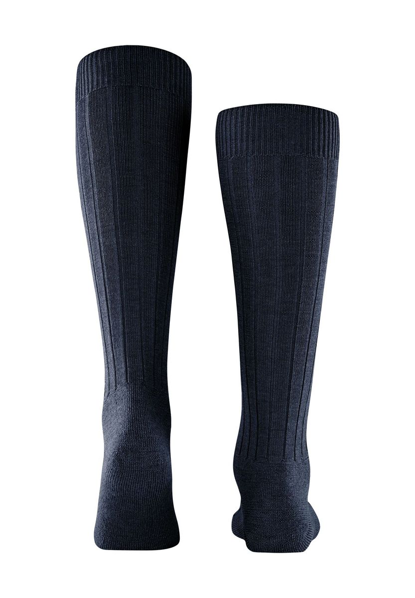 Gerippte Kniestrümpfe aus Merinowolle für Herren