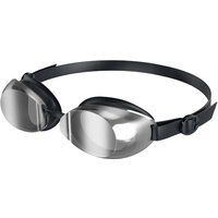 Speedo - "Jet 2.0" Schwimmbrille für Herren/Damen Unisex (Schwarz/Chrom)