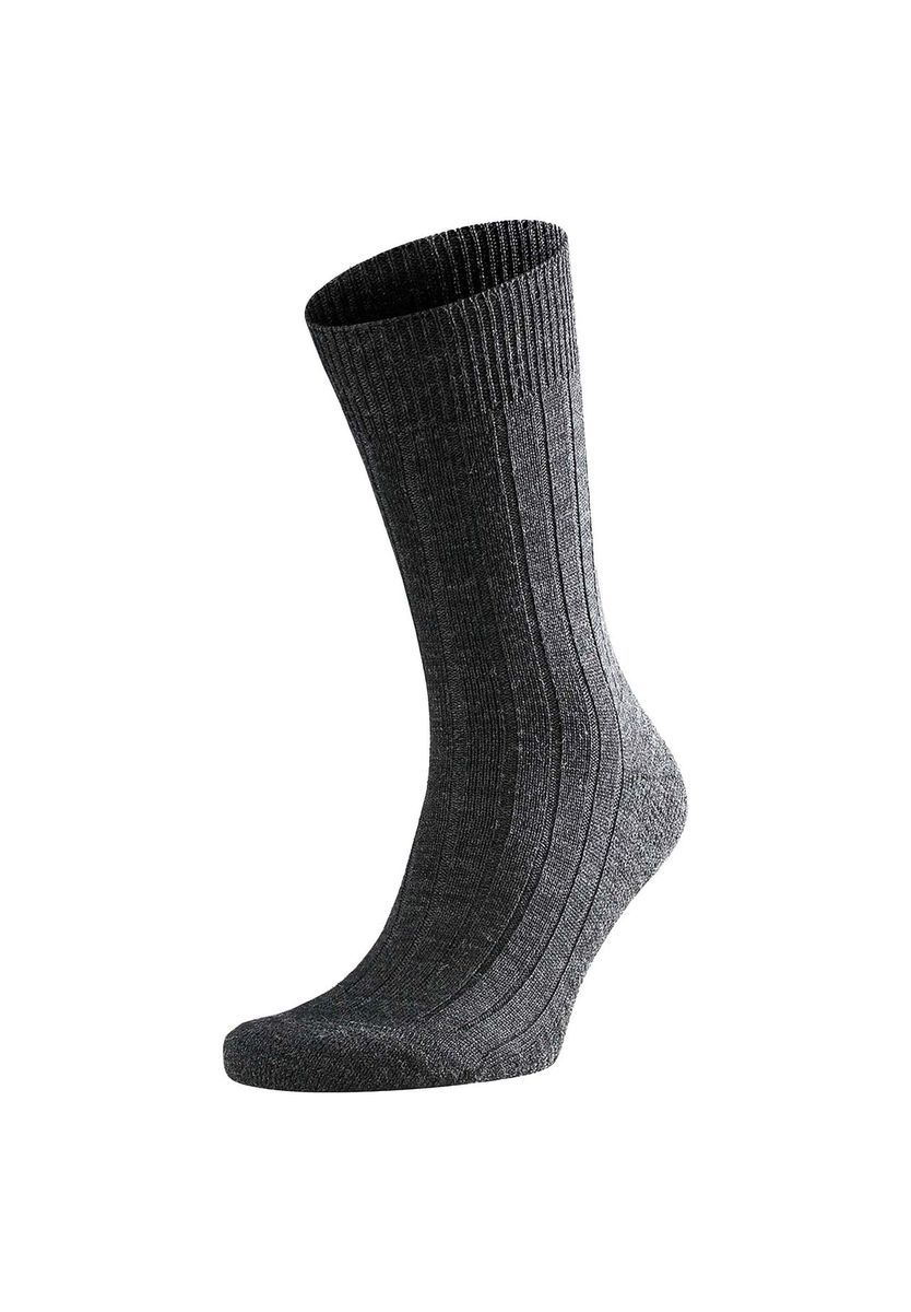 Gerippte Socken aus Merinowollmischung