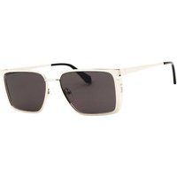 Off White - "Yoder" Sonnenbrille für Herren/Damen Unisex (Silber/Dunkelgrau)