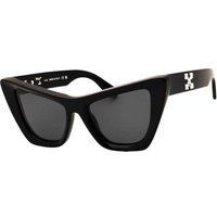 Off White - "Edvard" Sonnenbrille für Damen (Schwarz/Dunkelgrau)