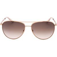 Juicy Couture - Gemustert-Sonnenbrille (Roségold)