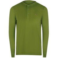 Tommy Hilfiger - T-Shirt für Herren, Langärmlig (Grün)