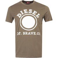 Diesel - "1976" T-Shirt für Herren, Logo (Efeu-Grün)