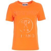 Baumwoll-T-Shirt mit auffälligem Logo-Print