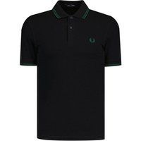 Fred Perry - Poloshirt für Herren (Schwarz/Schwarz)