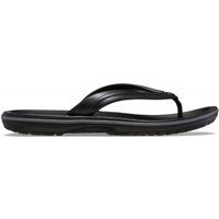 Herren Crocs Crocbrand Flip Flop in Schwarz Grau