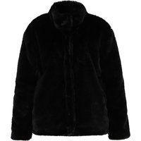 Elegante Jacke aus Kunstpelz mit Kragen