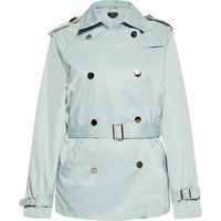 Zweireihiger Trenchcoat mit Gürtel