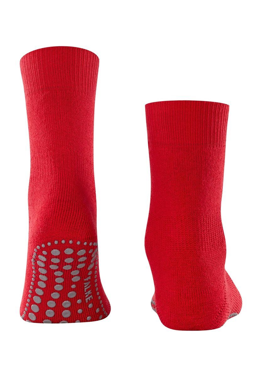 Hüttensocken mit Grippsohle und Merinowolle