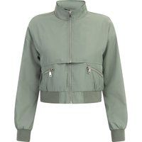 Faina Jacke Damen grau oliv