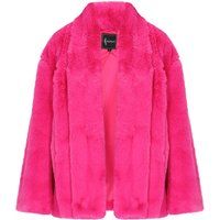 Flausche Jacke aus Kunstfell