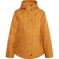 Wattierte Regenjacke mit Kapuze