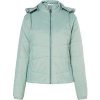 Leichte gesteppte Pufferjacke mit Kapuze