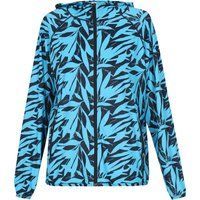 Leichte Jacke mit Blumenmuster und Kapuze