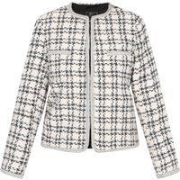 Faina Jacke Frauen weiß-schwarz