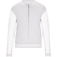 Mo Jacke Männer grau cremeweiß