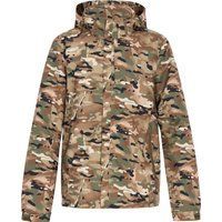 Kapuzenjacke Outdoor mit Tarnmuster