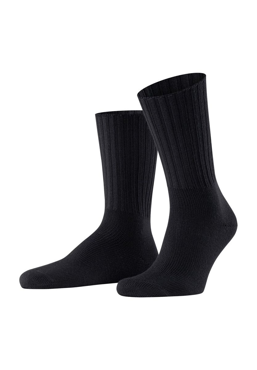 Gerippte Socken aus Merinowollmischung