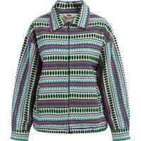IZIA Oversize-Blouson Damen Mehrfarbig Türkis