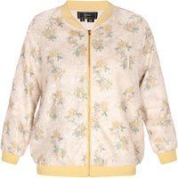 Faina Jacke Frauen cremeweiß gelb