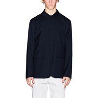 Klassische marineblaue Blazerjacke mit Knopfleiste
