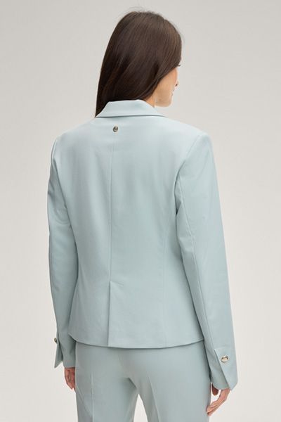 Blazer Jacoba hellblau taillierte Passform Stretch Viskosemischung