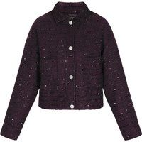 Faina Jacke Frauen Dunkelviolett