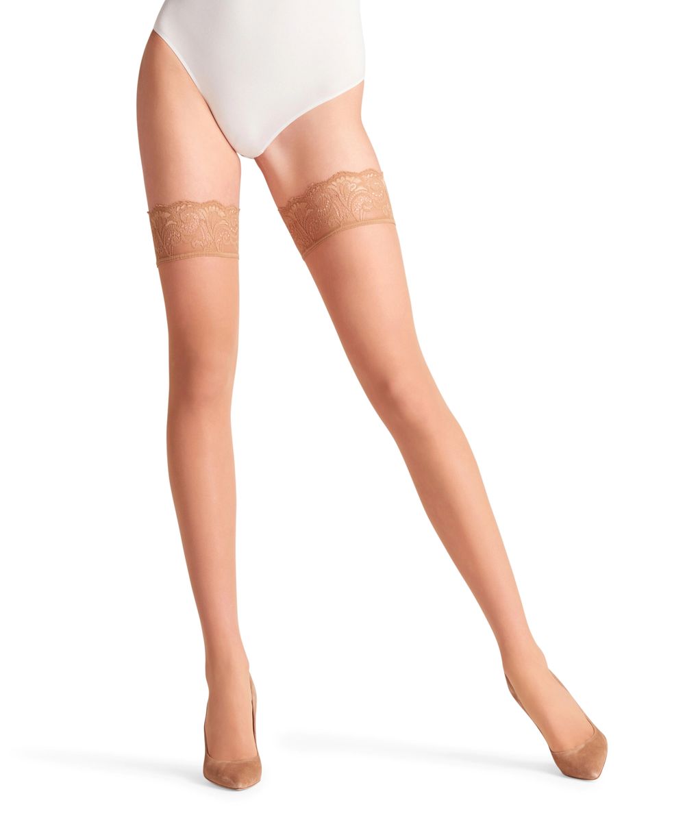 FALKE Stay-Ups, "Matt Deluxe", rutschsicher, 20 den, für Damen, beige, 35-37