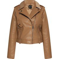 Faina Bikerjacke aus Kunstleder