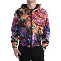 Vegas Lights Print Kapuzenjacke