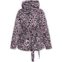 Faina Steppjacke mit Leo-Print Damen Lila Löwe