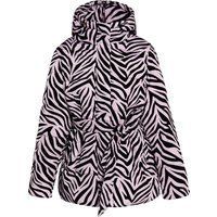Faina Steppjacke mit Zebra-Print Damen Lila Zebra