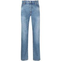Gerade geschnittene Jeans mit heller Waschung