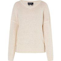 Klassischer V-Ausschnitt Strickpullover
