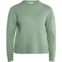 Gerippter Strickpullover mit Lochmuster
