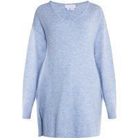 Relaxter V-Ausschnitt Strickpullover