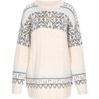 usha Pullover Frauen creme mehrfarbig