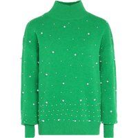 Faina Pullover mit Perlen Damen grün