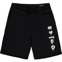 Lässige Jersey Shorts mit Grafikprint