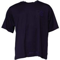 T-Shirt mit kurzem Ärmel und Logo-Prägung