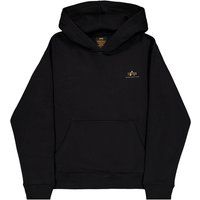 Basic Kapuzenpullover mit kleinem Logo