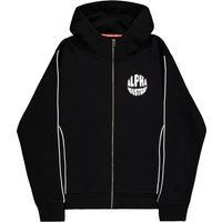 Sportlicher Logo-Hoodie mit Reißverschluss