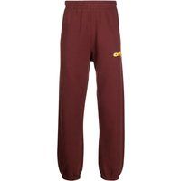 Off White - "Thunder Stable" Jogginghosen für Herren/Damen Unisex (Burgunderrot)
