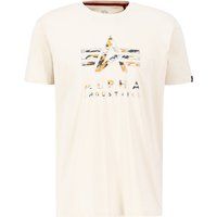 T-Shirt mit Camouflage-Print und Rundhalsausschnitt