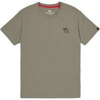Lässiges Camo Logo Grafik T-Shirt