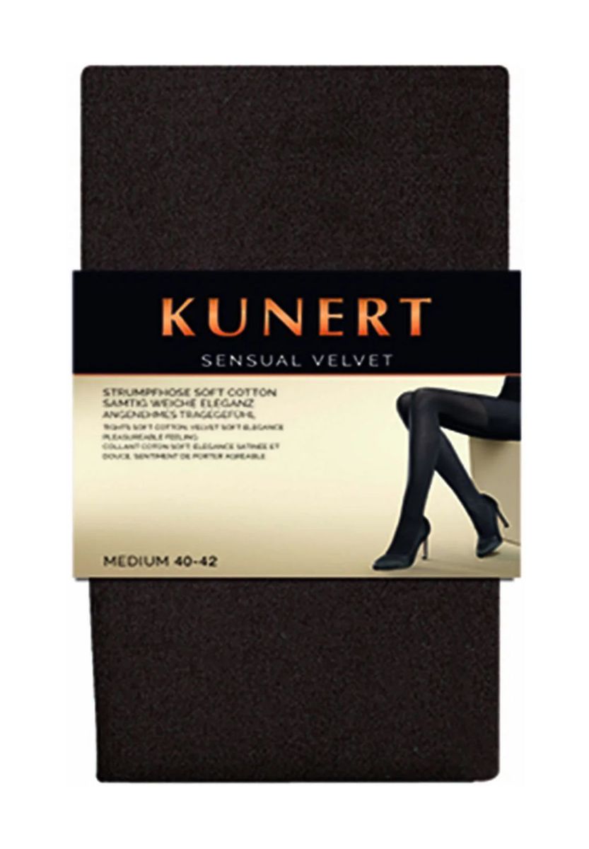 Klassische schwarze Baumwoll-Strickleggings