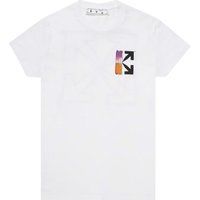 Off White - T-Shirt für Herren/Damen Unisex, Schmal (Weiß)